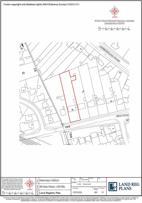 Land Registry-Compliant Plan (Digital Delivery)