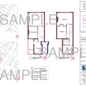 Land Registry Lease Plan (Digital Delivery)